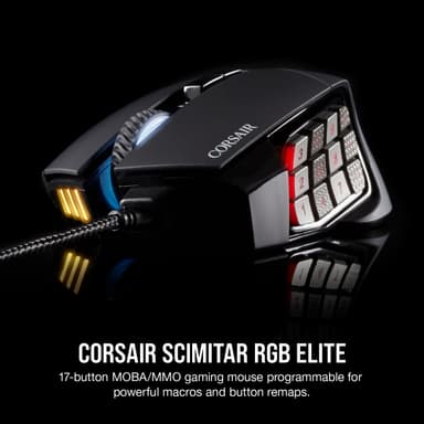 Corsair Scimitar Elite RGB mus för gaming
