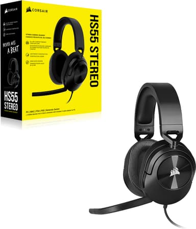 Corsair HS55 Stereo gamingheadset (svart)