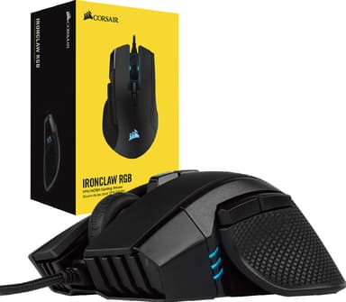 Corsair Ironclaw RGB gamingmus (svart)