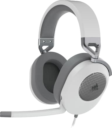 Corsair HS65 Surround gamingheadset (vitt)