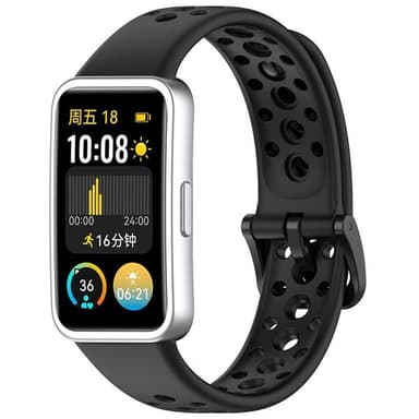 Armband i silikon till Huawei Band 8 / 9 NFC - Svart