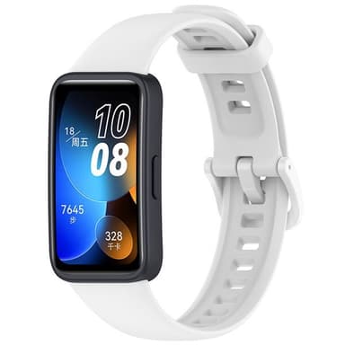 Armband till Huawei Band 8 / Band 9 med justerbar passform - Vit