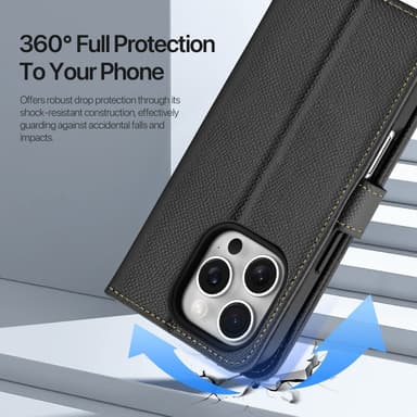 DUX DUCIS iPhone 16 Pro Max Lawa Series Plånboksfodral - Svart