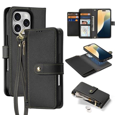 DUX DUCIS iPhone 16 Pro Max Lawa Series Plånboksfodral - Svart
