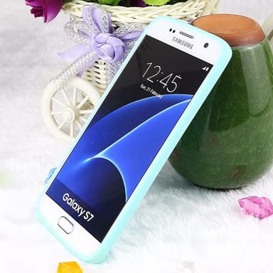 SKALO Samsung S7 Ultratunn TPU-Skal - Röd