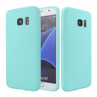 SKALO Samsung S7 Ultratunn TPU-Skal - Röd