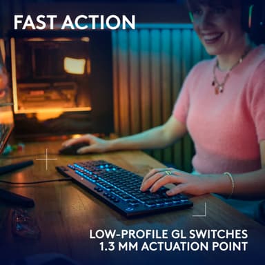 Logitech G915 X Taktilt speltangentbord (svart)