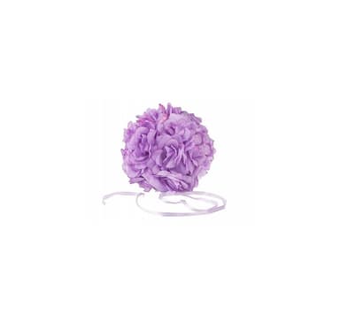 Dekoration 'Blomsterbollar, lila' 21cm
