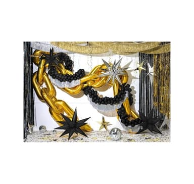 Dekoration ""girland folie guld""