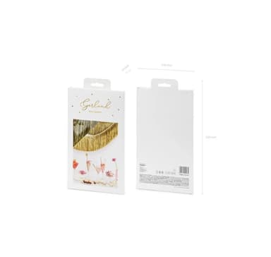 Dekoration ""girland folie guld""
