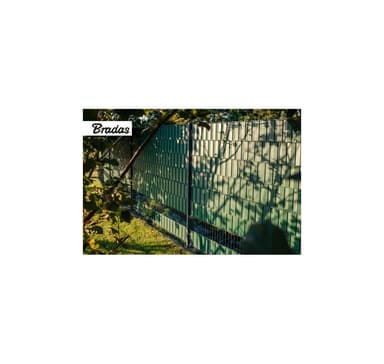 Staket skärm 19cm x 35m, 450g/m2 grå