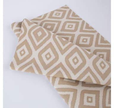 Bordsmatta HOLLY OUTDOOR 43x116cm, beige romb