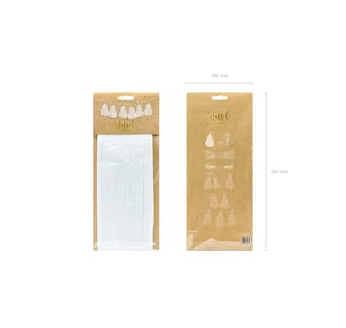 Garland Tuti vit ~2 m (12 st)