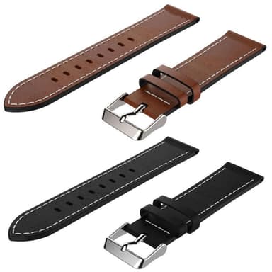 SKALO Läderarmband till Xiaomi Watch 2/2 Pro - Brun