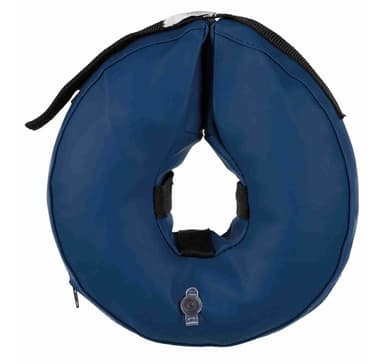 Skyddskrage, uppblåsbar, S: 24–31 cm/9,5 cm, blå