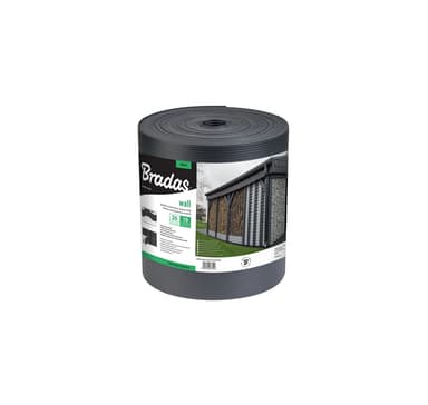 Staket skärm SOLID, 19cm x 26m, 1200g/m2, mörkgrå