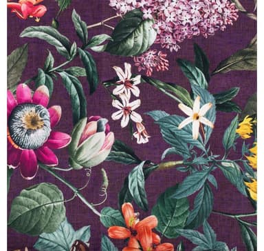 Bordsmatta AMAZONIA 43x116cm, violett blommig