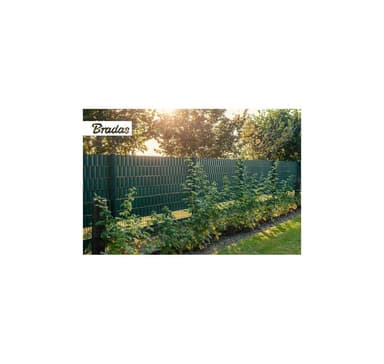 Staket skärm 19cm x 35m, 450g/m2 brun
