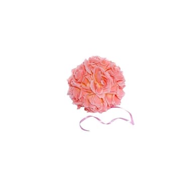 Dekoration 'Blomsterbollar, bänk' 17cm
