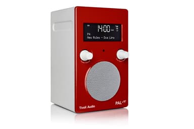 Tivoli Audio PAL + BT DAB+/Bluetooth, Röd