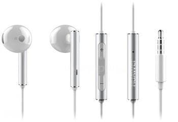 Huawei Half In-Ear-hörlurar AM116 Inbyggd mikrofon, In-ear, Vit