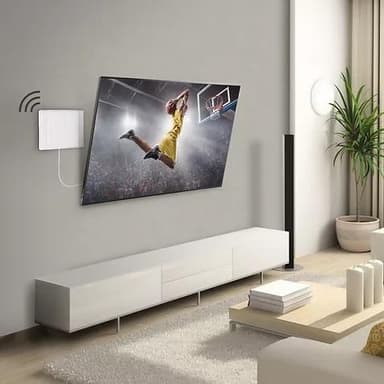 Barkan Indoor HDTV Bordsplatta plattantenn 40Miles/65km AF40P Väggfäst
