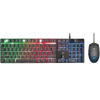 GXT 838 Azor RGB Gaming kit Nordisk layout