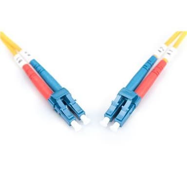 Digitus FO patchkabel, duplex, LC till LC SM OS2 09/125 µ, 2 m