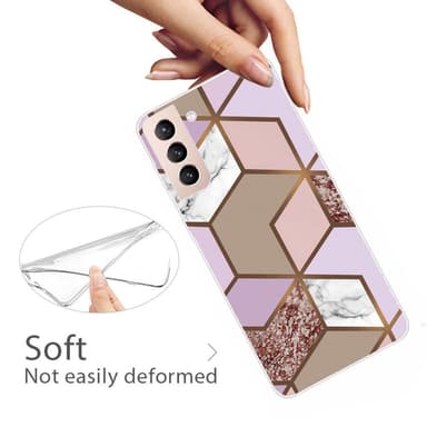 SKALO Samsung S22 Marmor TPU-skal - Motiv 9