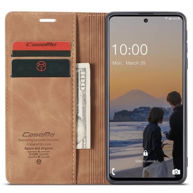 CASEME Plånboksfodral Samsung Galaxy A33 5G - Brun