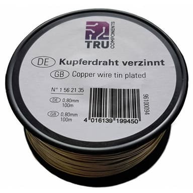 TRU COMPONENTS Koppartråd Ytter-Ø (utan isolerande