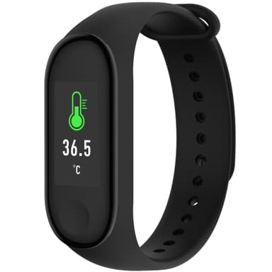 Bluetooth fitnessband with HR/BP/BT sensor