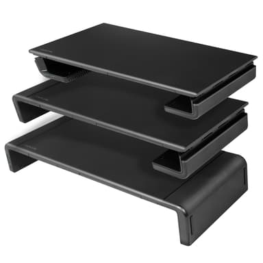 Monitorställ 63 cm med USB-hub 3-port