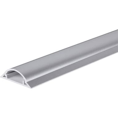 TRU COMPONENTS Kabelbrygga PVC Silver Antal kanaler: 1