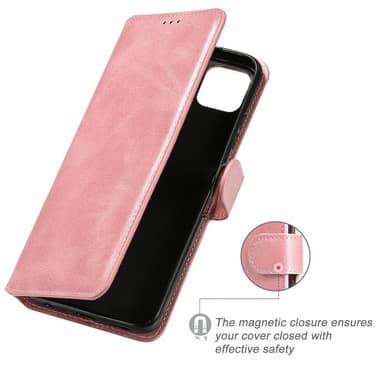SKALO Samsung A22 5G Klassiskt Plånboksfodral - Roséguld