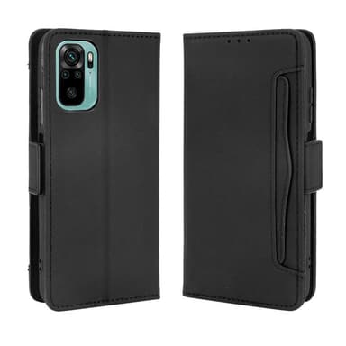 Xiaomi Redmi Note 10S / Note 10 4G Plånboksfodral  - Svart