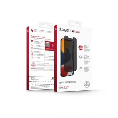 Zagg iPhone 14/13/13 Pro Glass Elite Privacy skärmskydd