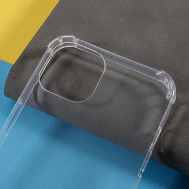 iPhone 13 Transparant mjukt TPU Skal Med Förstärkta Hörn