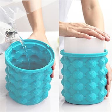 Ice Cube Maker - Isbehållare i silikon 13,5x14,3cm