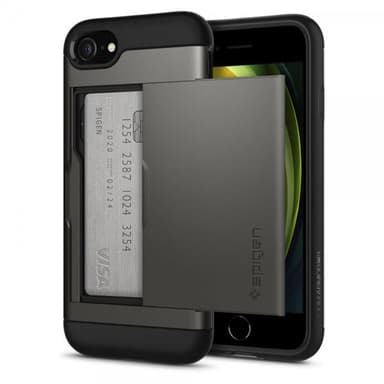 Spigen iPhone 7/8/SE Skal Slim Armor CS Gunmetal