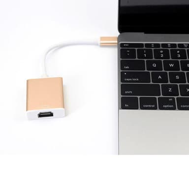 USB-C till HDMI adapter 4K2K 1080p - Gold