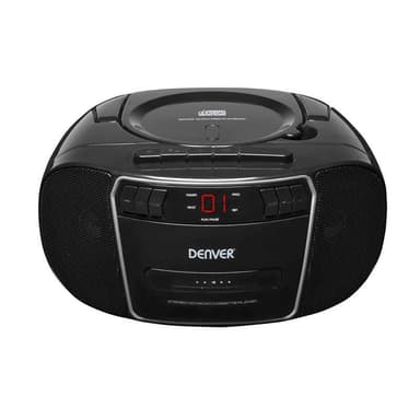 Denver Boombox med FM/CD/KASSETT
