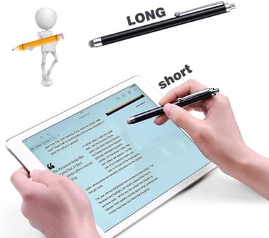 Touch screen penna för skärm (Smartphone, läsplatta, m.m.) Svart