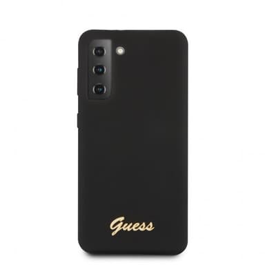 Guess Samsung Galaxy S21 Plus Skal Metal Logo Svart