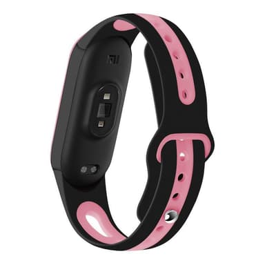 Xiamoi Mi Band 5 armband silikon Svart/Rosa