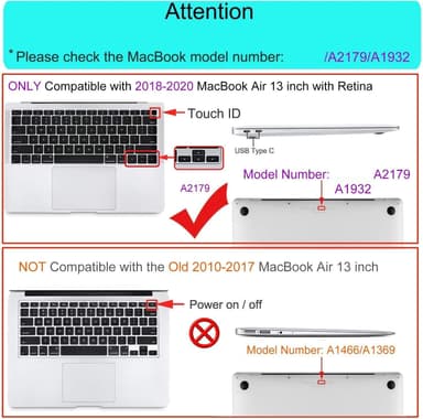 MacBook Air 13"" Skal PC Röd