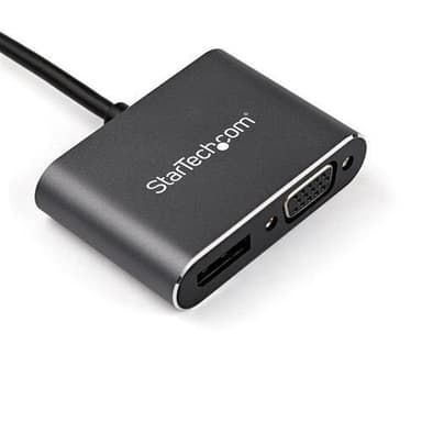 StarTech.com USB-C multiportvideo-adapter - DisplayPort eller VGA - 4K
