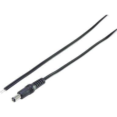 TRU COMPONENTS DC-kabel DC-stiftdon - Öppen ände 5.50