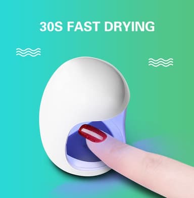 Mini led-lampa för nagelgel - vit