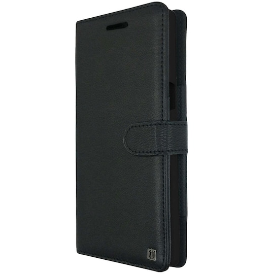 Äkta Läder Samsung Galaxy Note 8 2 in 1 plånbok mobilskal - Black